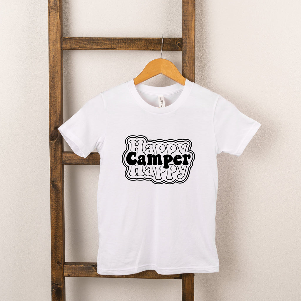 Happy Camper Stacked | Toddler Short Sleeve Crew Neck product image 2
