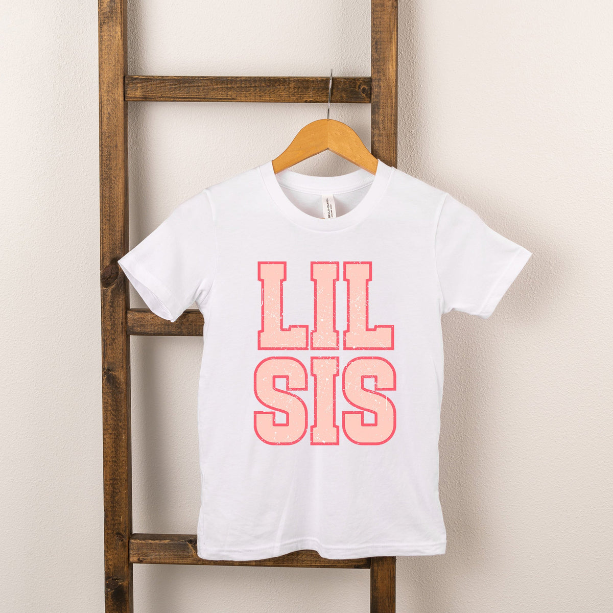 Lil Sis Distressed | Youth Graphic Short Sleeve Tee product image 3