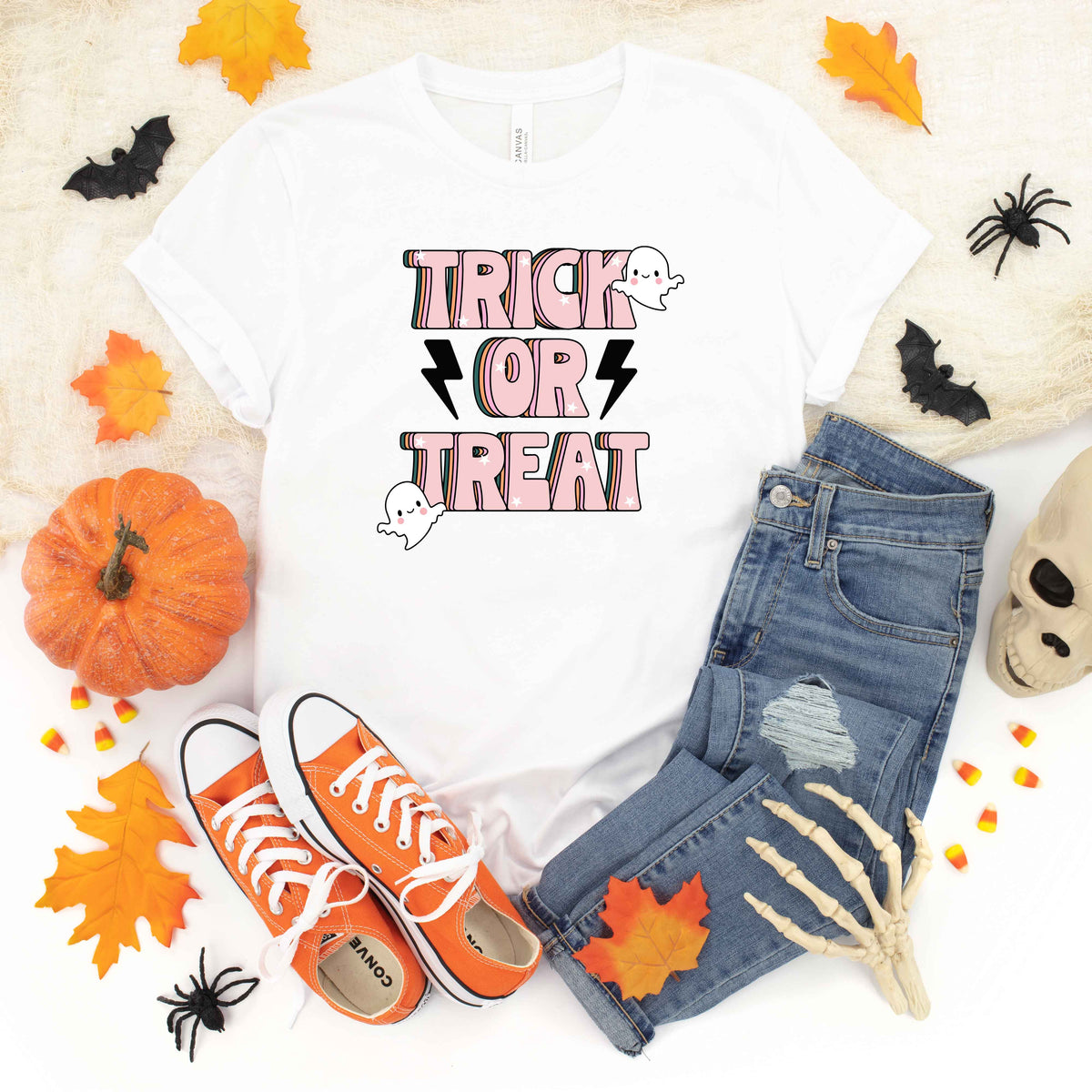 Trick Or Treat Lightning Bolt | Youth Graphic Short Sleeve product image 1