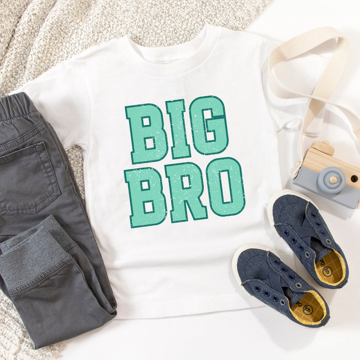Big Bro Distressed | Youth Graphic Short Sleeve Tee product image 3