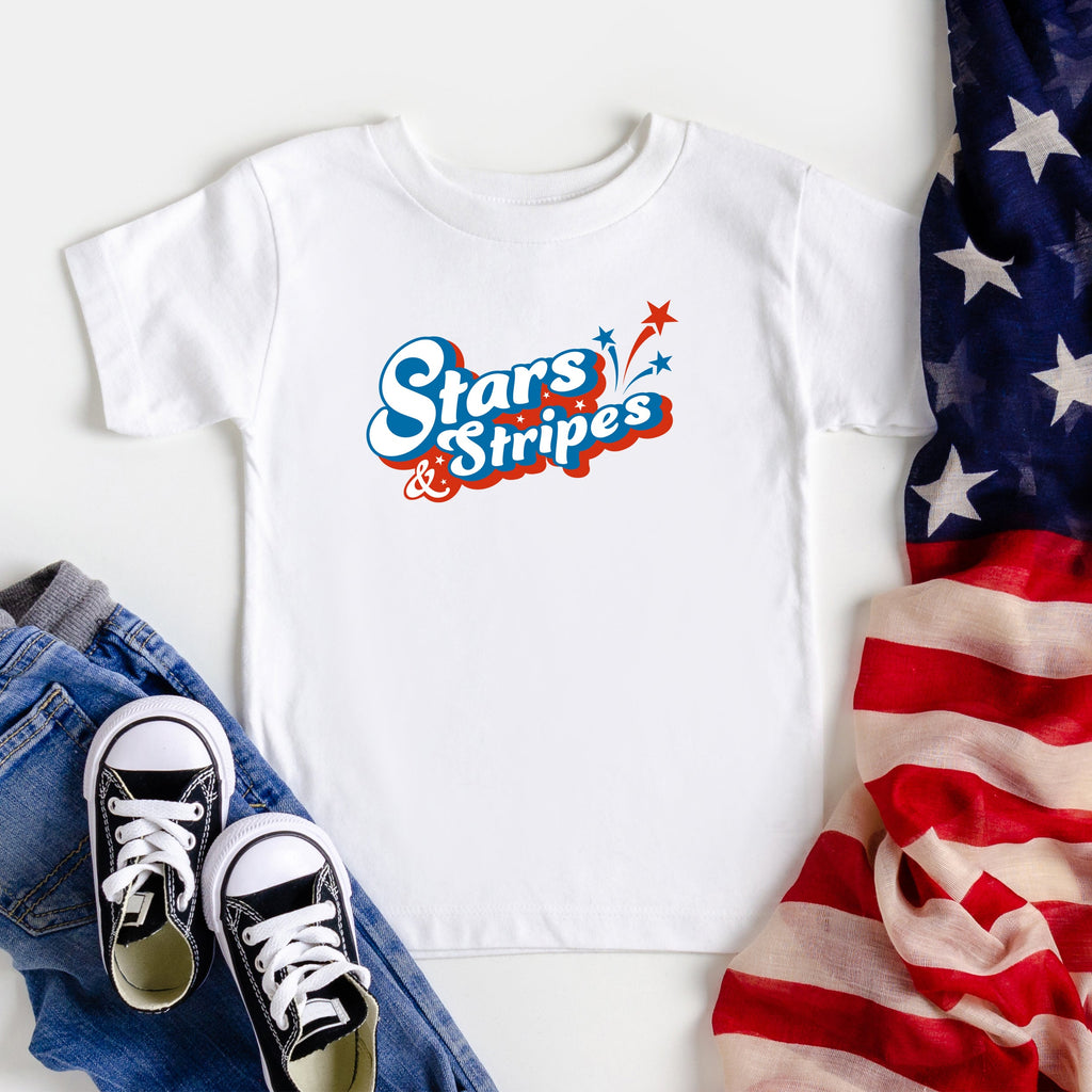 Stars and Stripes Firework | Youth Short Sleeve Crew Neck product image 3