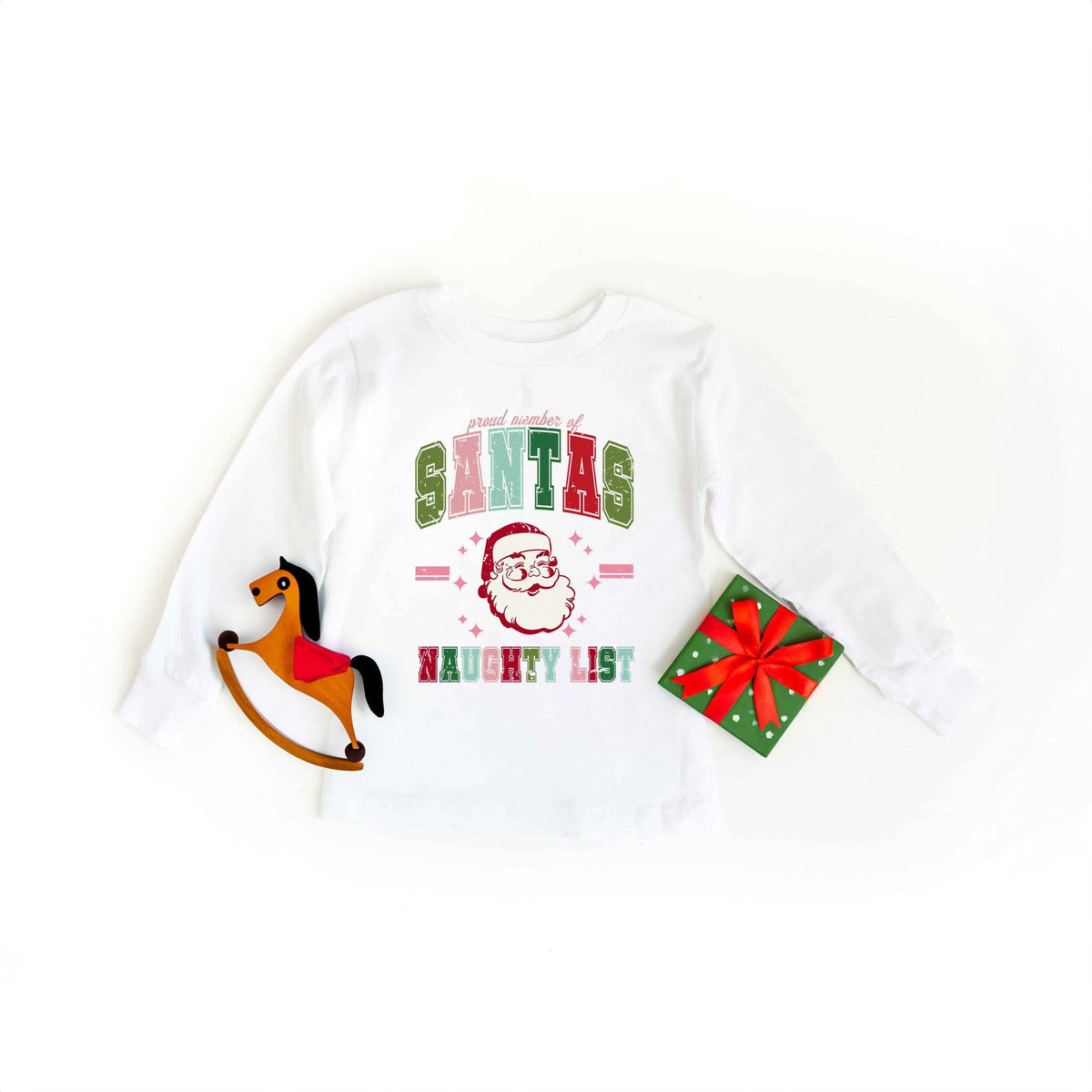 Member Of Santa's Naughty List | Youth Graphic Long Sleeve product image 3