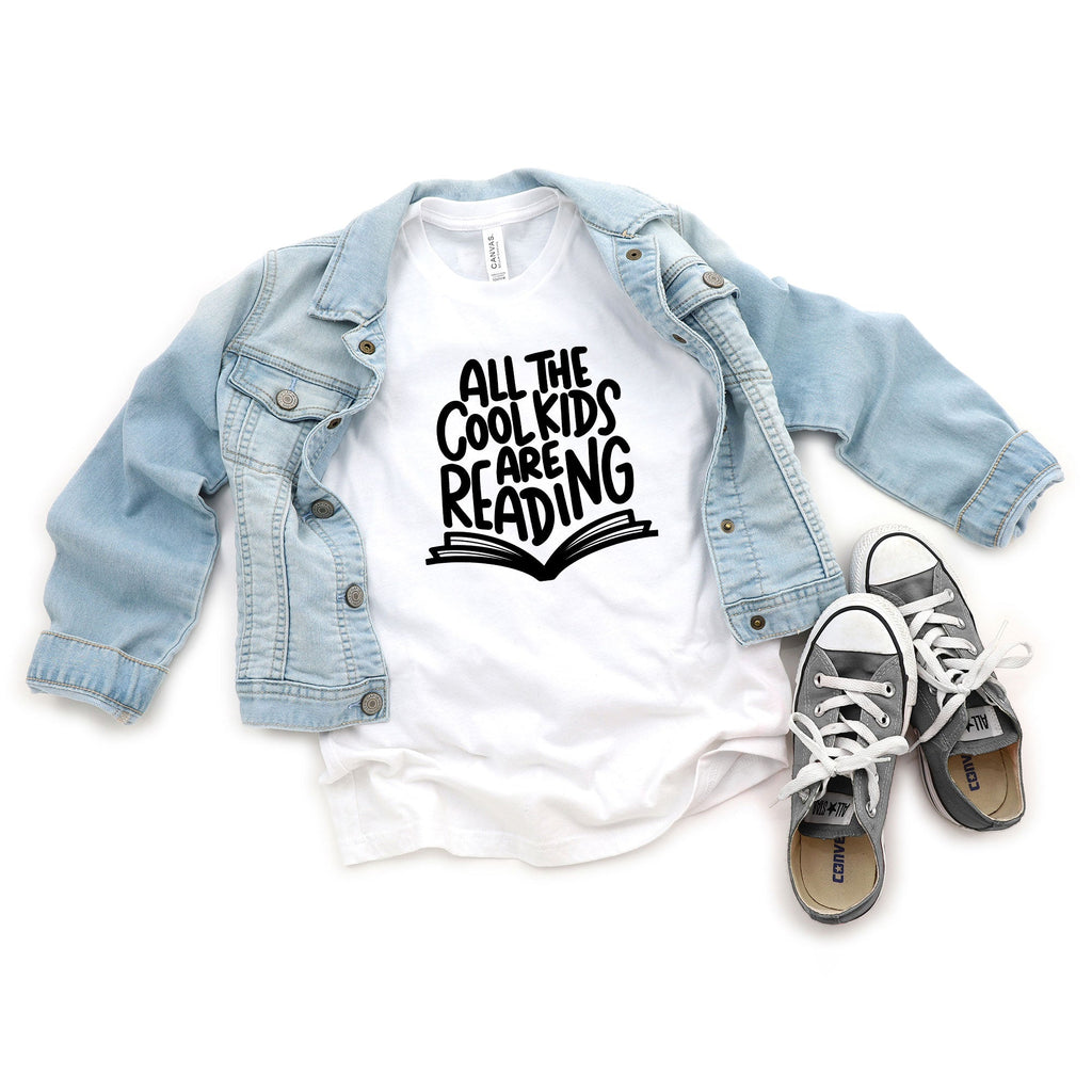 All The Cool Kids Are Reading | Youth Short Sleeve Crew Neck product image 4