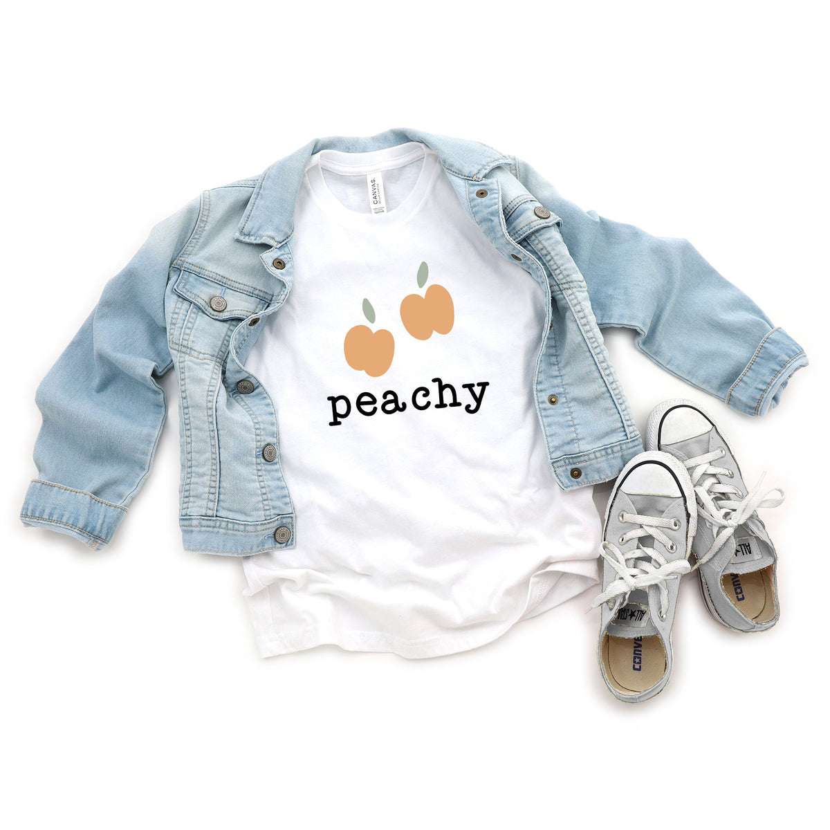 Peachy Fruit | Youth Short Sleeve Crew Neck product image 4