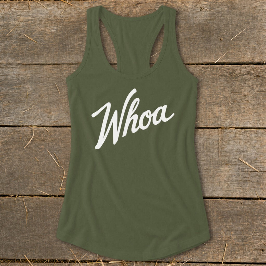 Whoa Racerback Tank