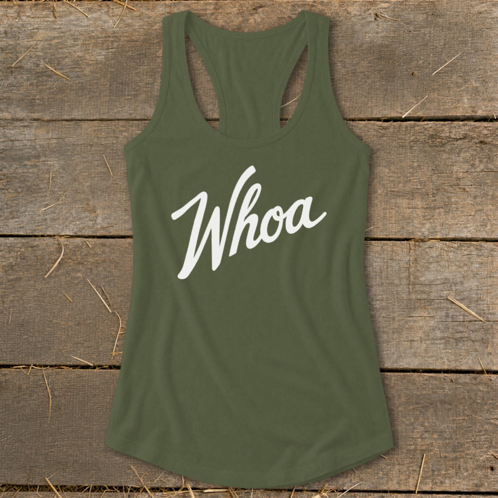 Whoa Racerback Tank